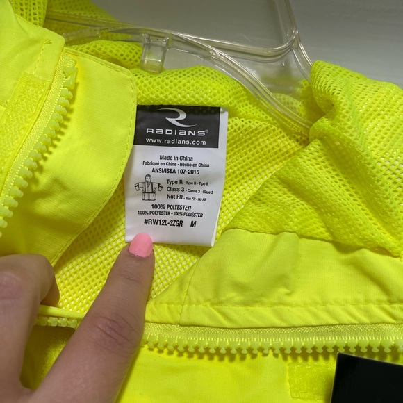Women’s Radians Hi-Vis Rain jacket - Picture 11 of 13